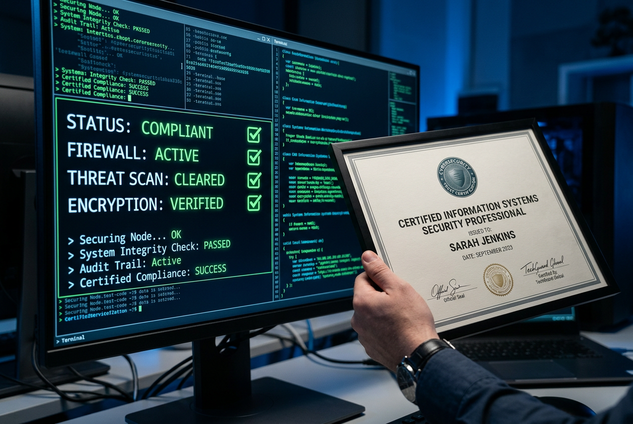 Visualization of a technical security audit